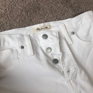 New Madewell white jeans!! NWT